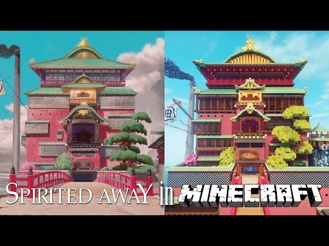 AlanBeckerMinecraft - Spirited Away in Minecraft Tour (The Entire Movie)