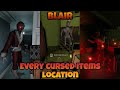 Blair - Every cursed items location on every map #roblox
