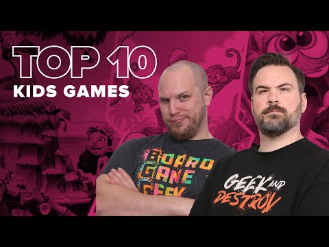 Top 10 Kids Games - BGG Top 10 w/ The Brothers Murph