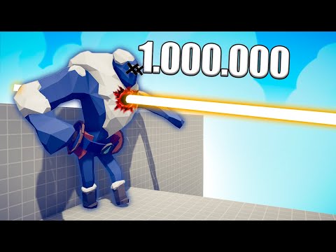 1.000.000 DAMAGE GUN 1 vs 1 TOURNAMENT - TABS | Totally Accurate Battle Simulator 2023