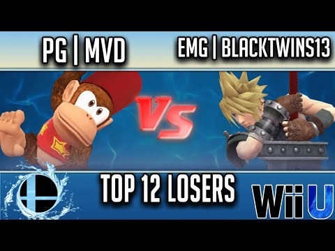 Smash'N'Splash 3 TOP 12 LOSERS - PG | MVD (Diddy Kong) vs EMG | BlackTwins13 (Cloud, Mario)