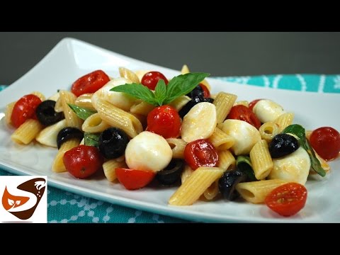 Pasta fredda, insalata veloce con pomodori e mozzarella - Ricette estive