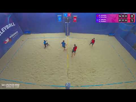11:05 M. Anhelov / V. Antoniuk - A. Zabuha / M. Kyselov 06.01.2023 | Winners Beach Volleyball