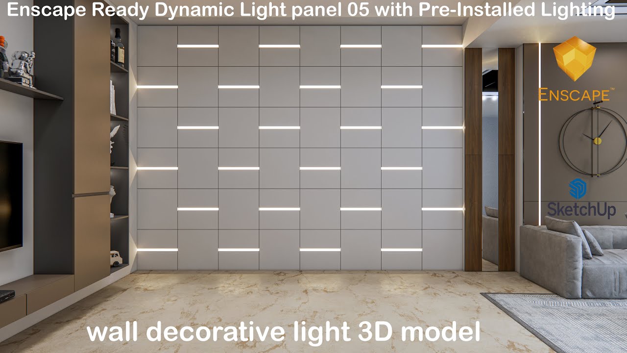 Decorative Wall Panel 3D wall panel 3d panel 3D Model