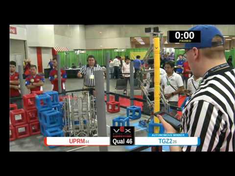 2015 VEXU Q46 - UPRM vs TGZ2 - 48 to 70-Division Div-VEX U-VEX Worlds 2015