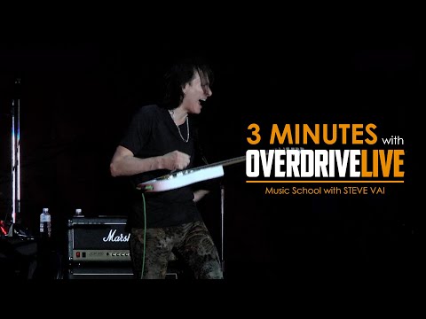 3 Minutes with OVERDRIVELiVE - Steve Vai [Music School]