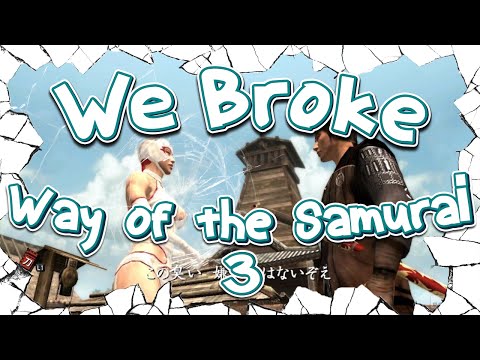 We Broke: Way of the Samurai 3