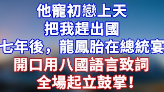 完結版！他寵初戀上天，把我趕出國。七年後，龍鳳胎在總統宴開口用八國語言致詞，全場起立鼓掌！#情感故事 #為人處世 #老年生活 #米思故事 #深夜读书 #養老 #幸福人生 #晚年幸福