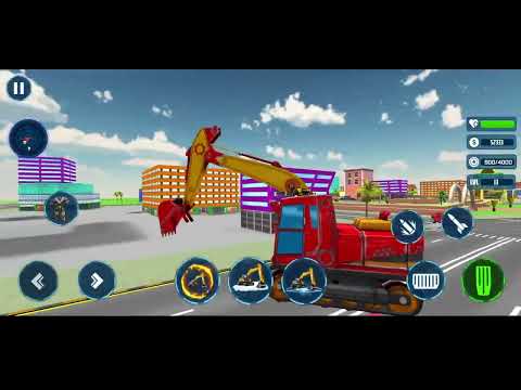Mech Robot Transforming Games - Robot Car Helicopter Game - Android Gameplay