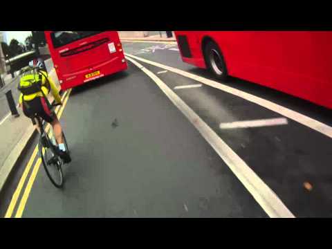 Silly Cyclists - Wrong siding traffic island, wrong side of road RLJ