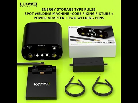 Máy hàn chập LUOWEI LW-E01 kèm đế kẹp pin