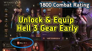 UNBELIEVABLE Unlock & Equip HELL 3 Items early in Diablo Immortal: Challenge Rift Level 60 Guide