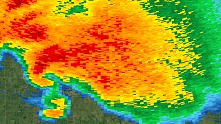 2025 Enderlin, North Dakota Supercell Radar Loop