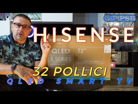 Recensione completa TV Smart Hisense 32" QLED - 32A59K 32E53K