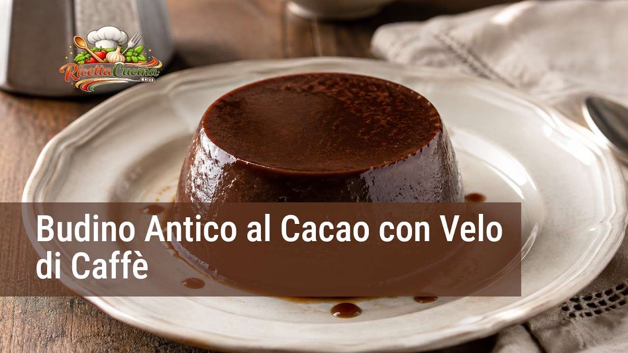 Anteprima video di Video Ricetta Budino Antico al Cacao con Velo di Caffè