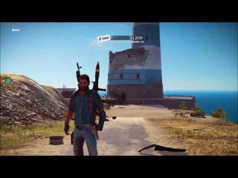 Just Cause 3 - Lighthouse Blast | Crash Bomb Challenge - Free Roam Gameplay (PC HD) [1080p60FPS]