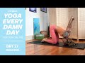 DAY 27 - TRANSFORM - Crown Chakra Yoga | Yoga Every Damn Day 30 Day Challenge with Nico
