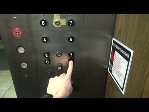 Vintage Otis Traction Elevators-Clark Hall-Ithaca, NY