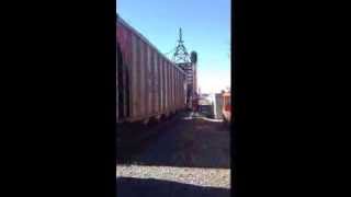 preview picture of video 'BNSF 6198 at East Dubuque, Illinois'