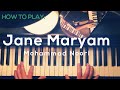 Tutorial how to play: Jane Maryam - Mohammad Noori  - ویدئو آموزش تصویری پیانو جان مریم  - 