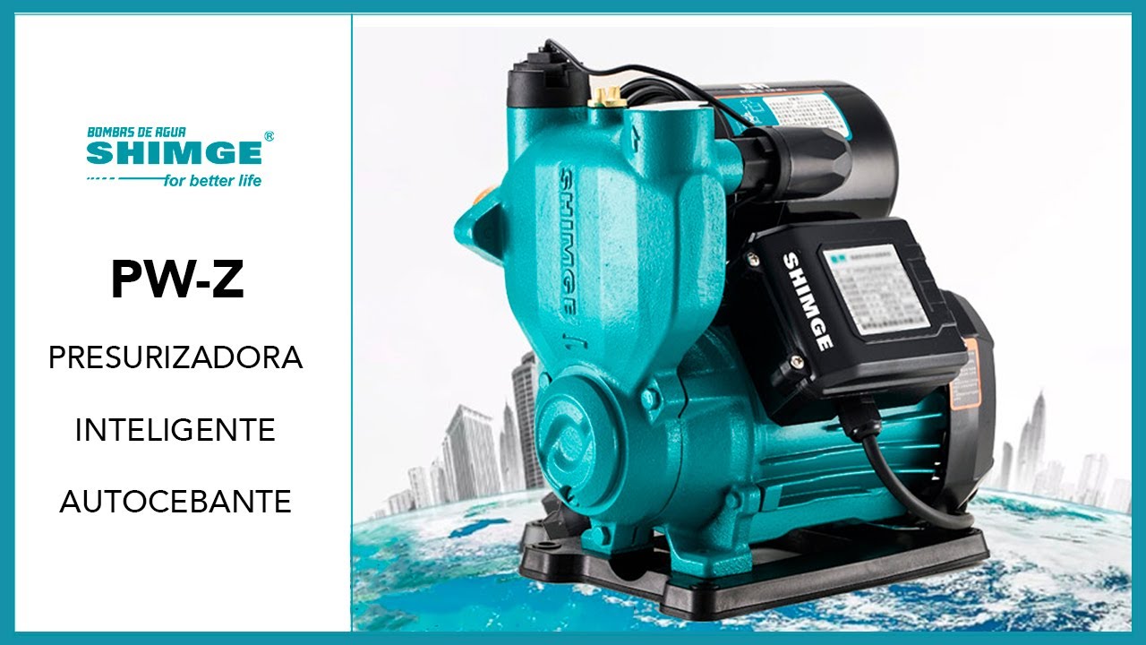 Presurizadora Autocebante Inteligente - Shimge PW-Z