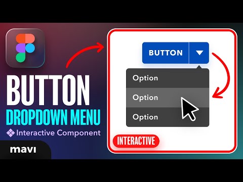 Create a DROPDOWN MENU in Figma Tutorial