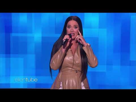 Katy Perry Performing her new version of Roar on the Ellen Show