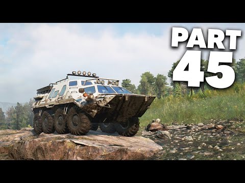 SNOWRUNNER Gameplay Walkthrough Part 45 - SEARCH AND RESCUE