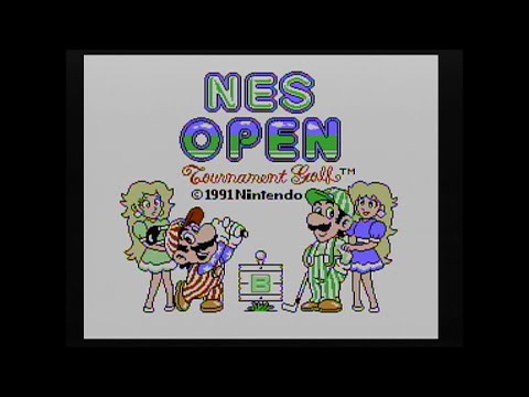 Nes Open Tournament Golf (Iwata special)