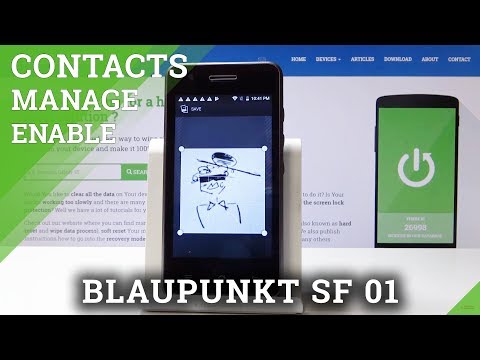 BLAUPUNKT SF 01 Add Contact Photo / Personalize Contacts