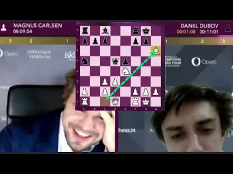 Magnus Carlsen's Trick doesn't work on Daniil Dubov