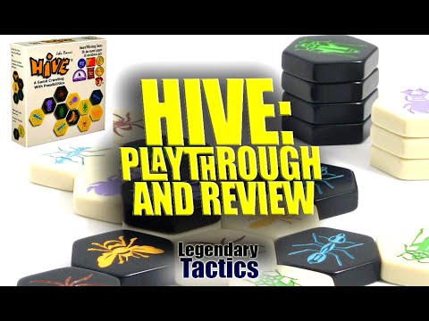 HIVE Boardgame / A Quick Playthrough And REVIEW / Digital App - YouTube