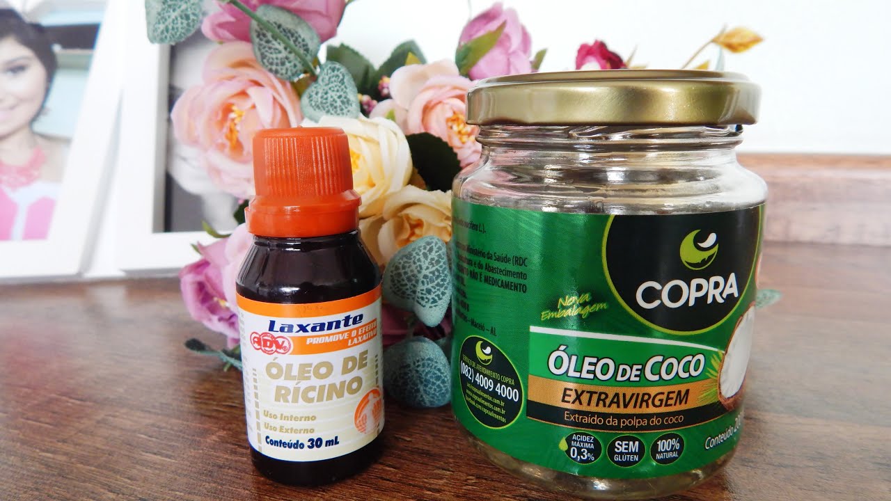 Umectação para crescimento: Óleo de Rícino e Óleo de coco #cabelosdediva