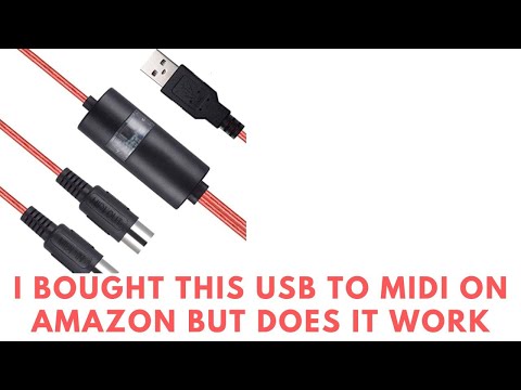 I bought this USB to Midi interface on Amazon but does it work and How To Setup