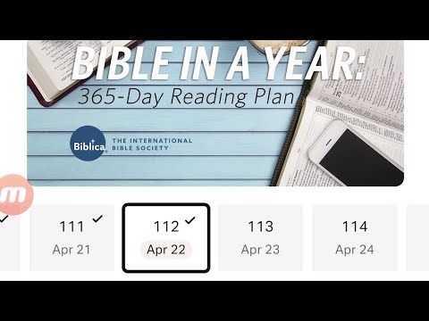 Day 112- Bible in a Year!