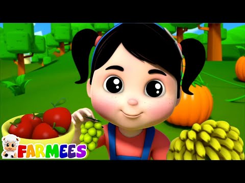 Früchte Lied Vorschul Pädagogische Reime + Deutsches Gedicht für die Kleinen