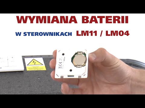 Wymiana baterii w sterownikach -LM11 i -LM04.xAz3yWwCyx0 - zdjęcie