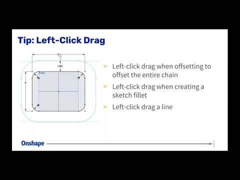 Onshape Sketching Tips for Power Users | Webinar (August 28th, 2018)