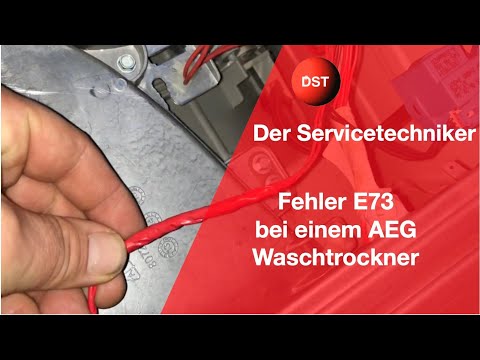 Fehler E73 bei einem AEG Waschtrockner