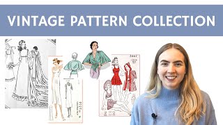 VINTAGE SEWING PATTERN COLLECTION | Vintage + vintage reproduction sewing patterns