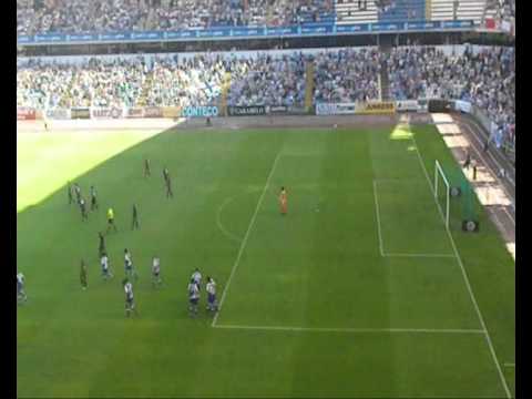 Depor - Recreativo: gol de Colotto (27-8-2011)