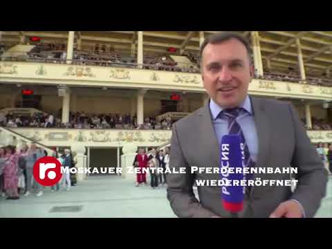 Moskauer Zentrale Pferderennbahn wiedereröffnet