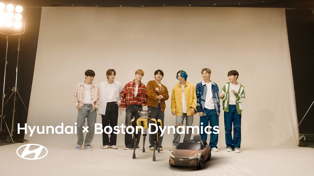 BTS防彈少年團與機器人尬舞 歡慶Boston Dynamics加入現代集團