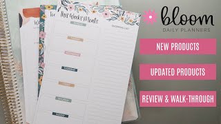 Bloom Daily Planner Review | New Planner Pads | Upadated Planners | New Products