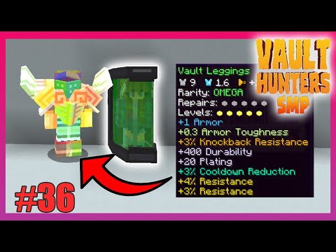 Unlocking ETERNALS and OMEGA GEAR! - Minecraft Vault Hunters SMP eps 36