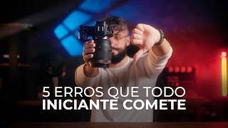 5 MISTAKES EVERY PHOTOGRAPHY BEGINNER MAKES