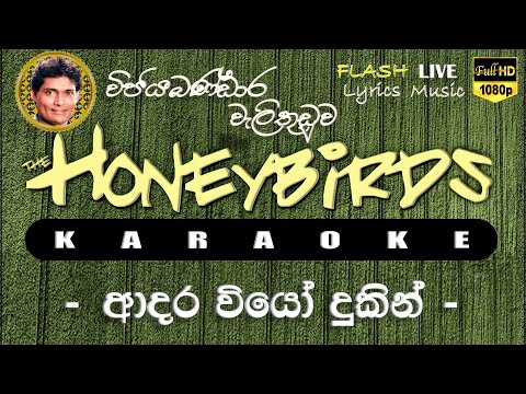 Adara Viyo Dukin Karaoke (Without Voice) ආදර වියෝ දුකින් කැරෝකේ