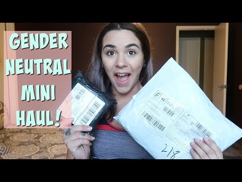 Gender Neutral Mini Haul Unboxing!! Video