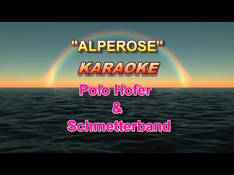 "Alperose" KARAOKE - Polo Hofer &  Die Schmetterband 🎵🎤🎹🎧🇨🇭🎸