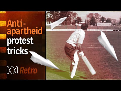 Anti apartheid protest techniques at the cricket (1971) RetroFocus ABC Australia